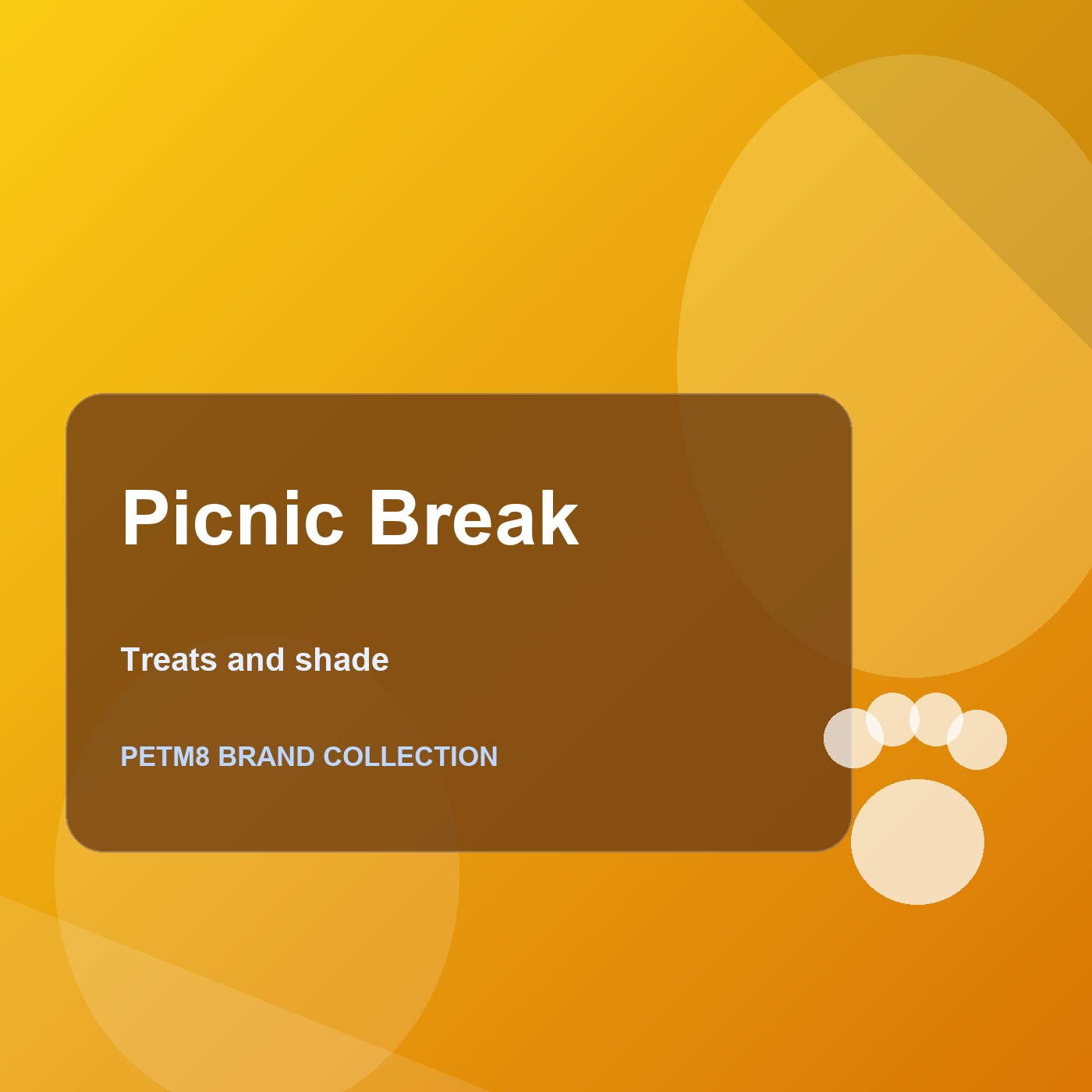 Gourmet puppy picnic setup on the beach